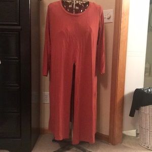 Clay Slit Front Tunic